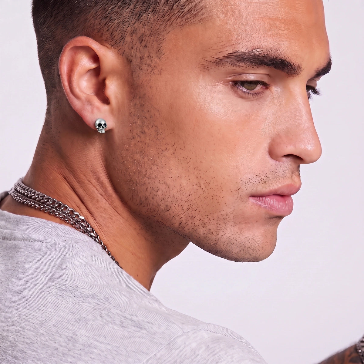 Skull Stud Earring
