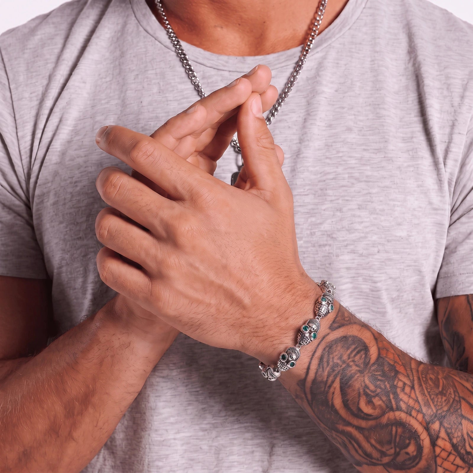 Skull Chain Bracelet