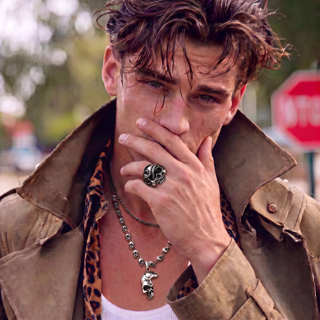 Serpent Skull Ring