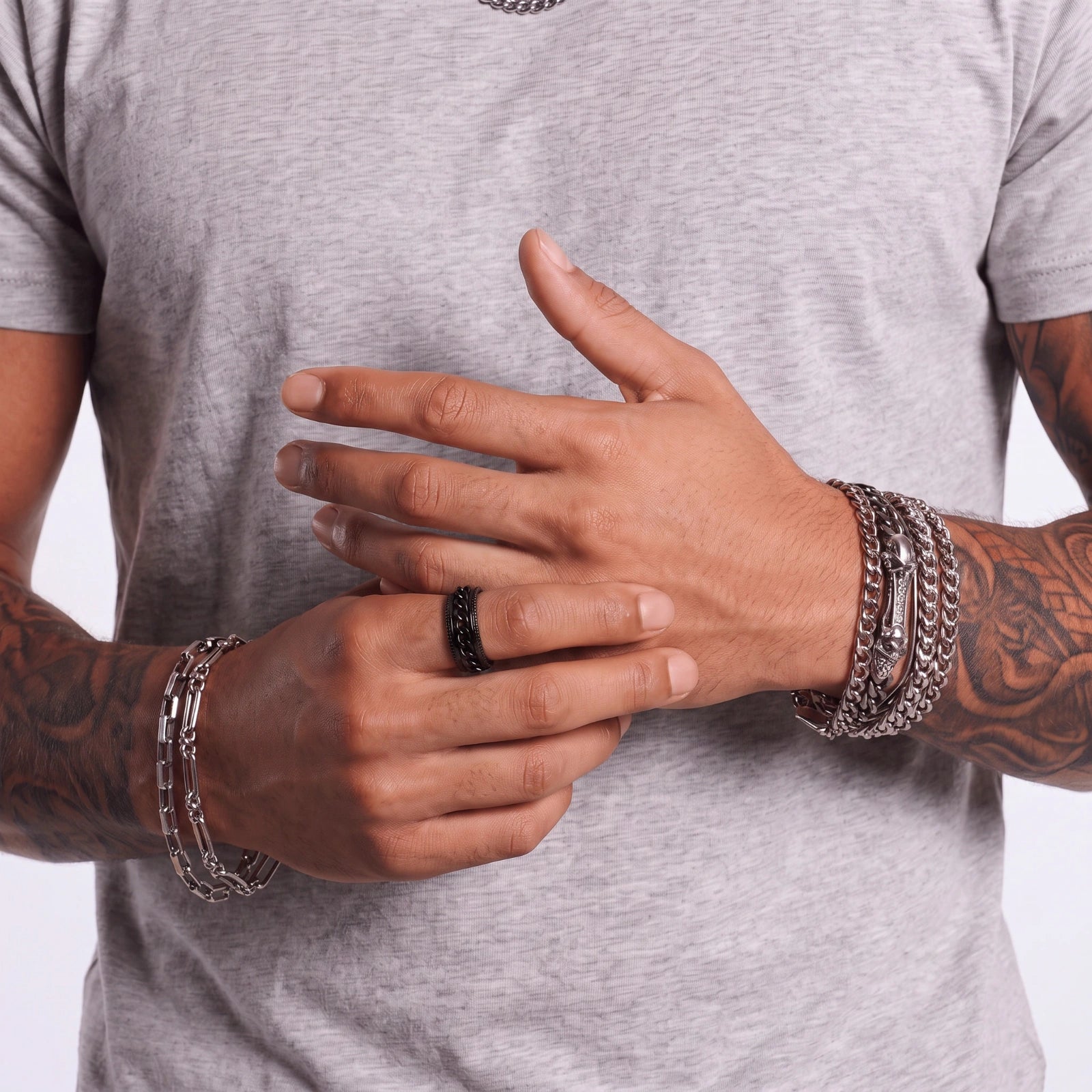 Chain Spinner Ring